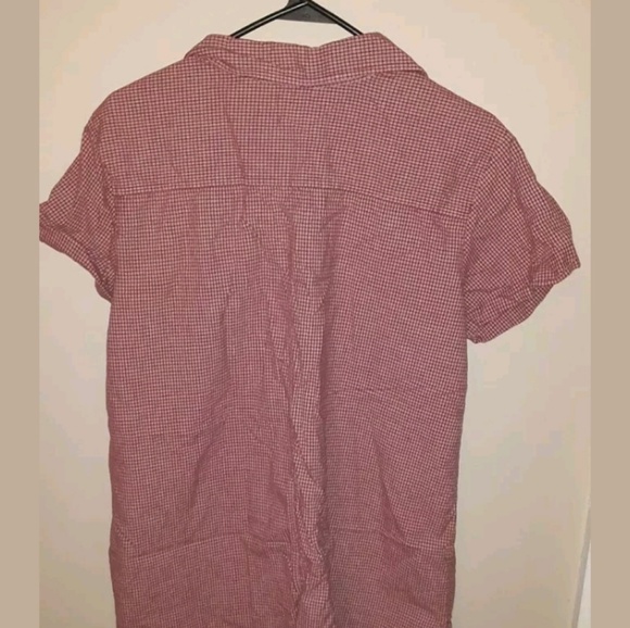 Duo maternity plaid large shirt button down - Picture 3 of 6